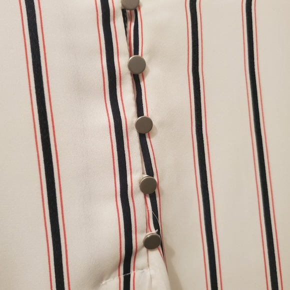 Pink and Blue Striped Blouse - Picture 5 of 6